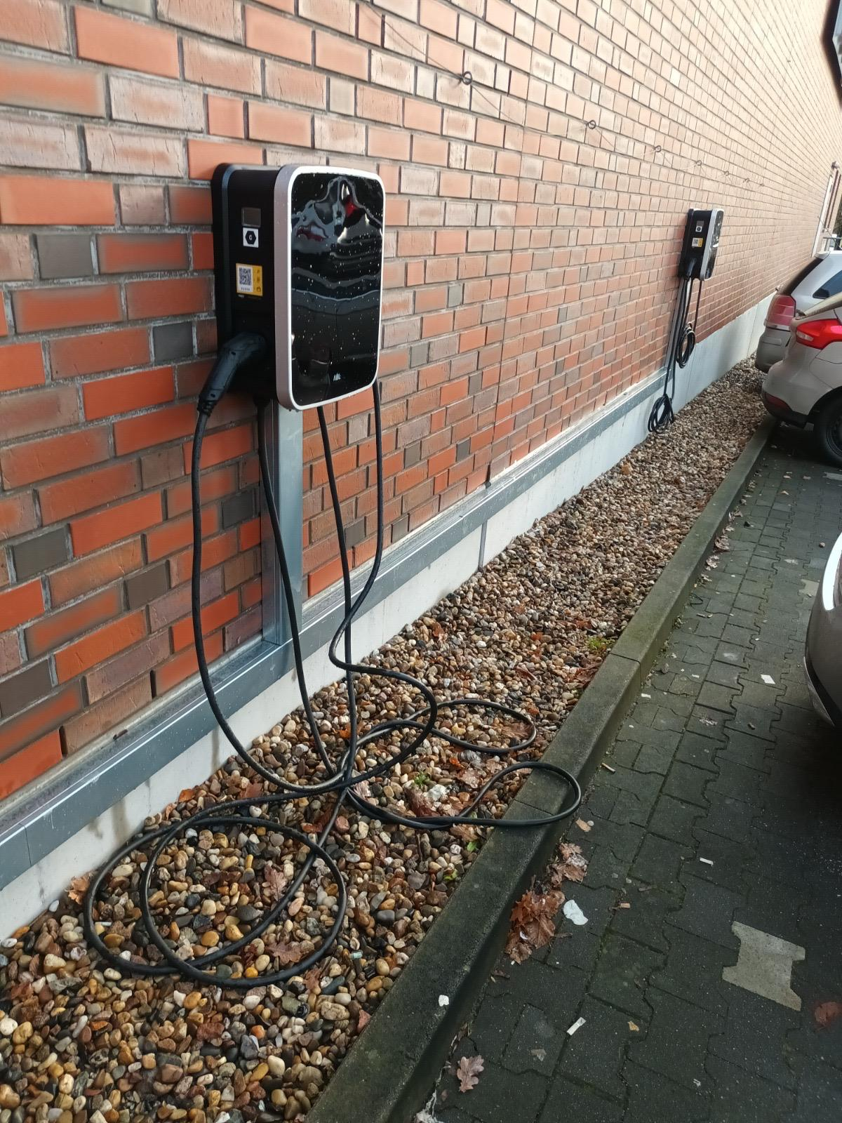 go-e Ladepunkte für private Kundenparkplätze 1